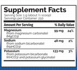 PDI Potassium Bicarbonate Powder ingredients list