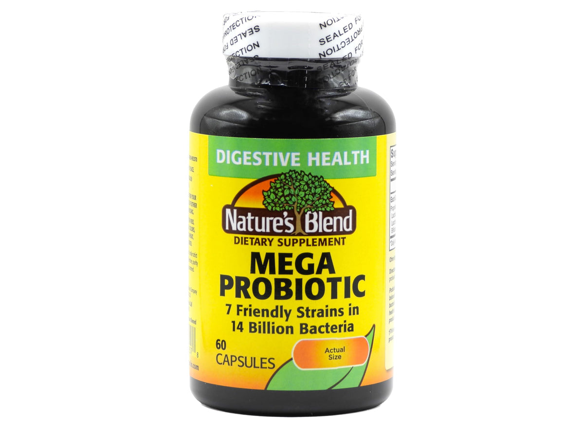 PDTXCLS Mega Probiotic Capsules 30 count front view