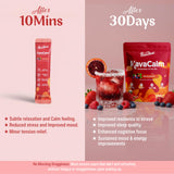 PEACEBLEND Super Calm Drink Mix on a kitchen counter