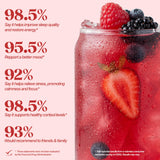 PEACEBLEND Super Calm Drink Mix served iced