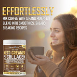 Peacock Max Collagen Coffee Creamer Powder multipack options