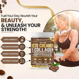 Peacock Max Collagen Coffee Creamer Powder packaging details