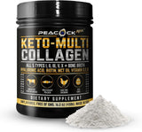 Peacock Max Collagen Protein Powder 459g front view