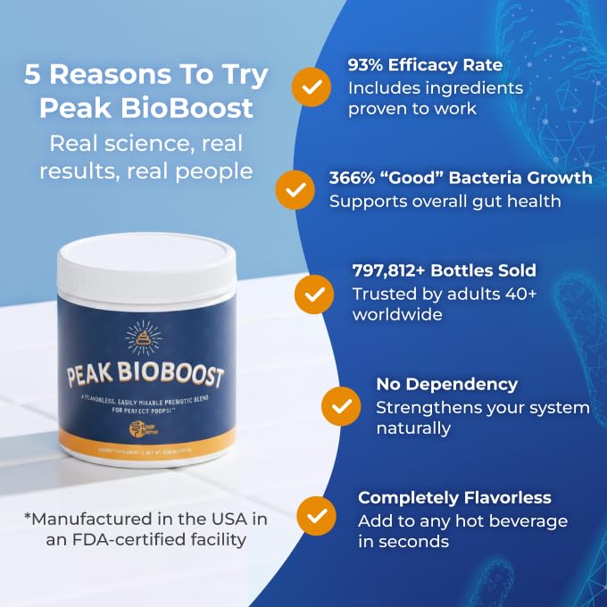 Peak Biome Peak BioBoost mixed in a cup of coffee