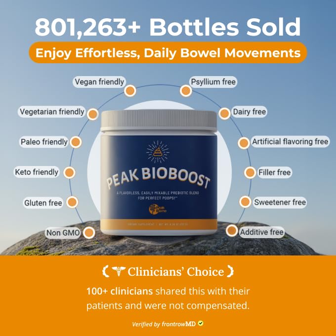 Peak Biome Peak BioBoost packaging side view