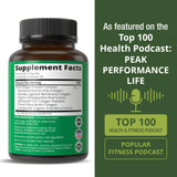 Peak Performance All 5 Multi Collagen Powder with a glass of water