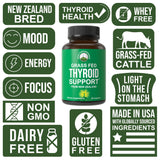 Peak Performance Beef Thyroid Glandular Capsules bottle with label