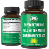 Peak Performance Berberine Capsules front view packaging