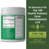 Peak Performance Collagen Powder on a kitchen counter