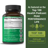 Peak Performance CoQ10 Supplement 68g with a measuring spoon