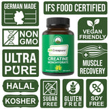 Peak Performance Creapure Creatine Monohydrate Capsules opened bottle