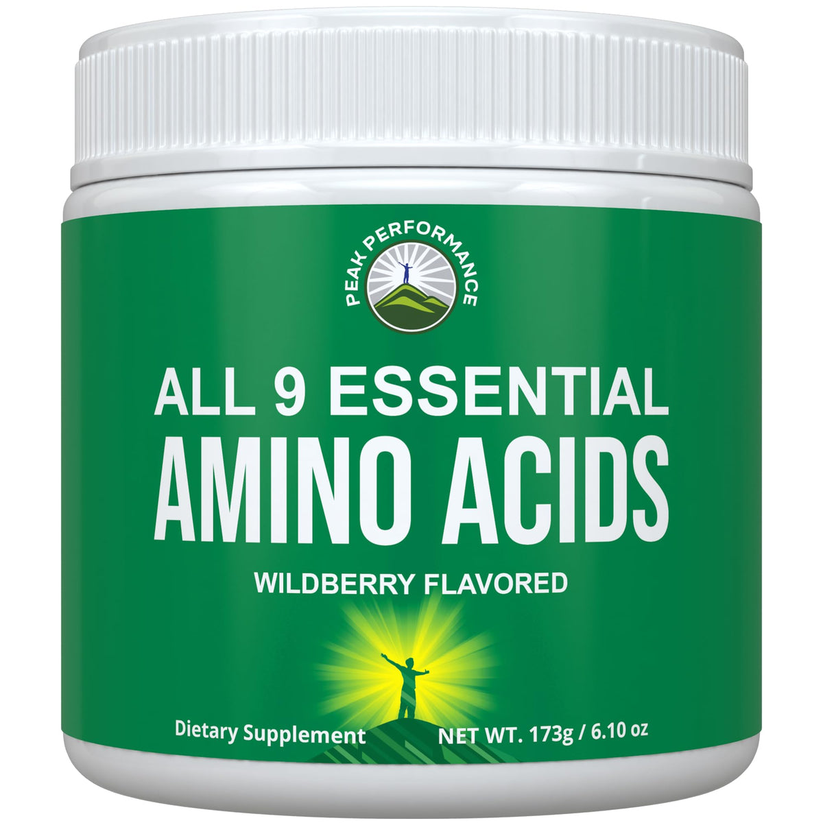 Peak Performance EAA Amino Acids Supplement 231g front view