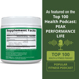 Peak Performance EAA Supplement 227g ingredients list