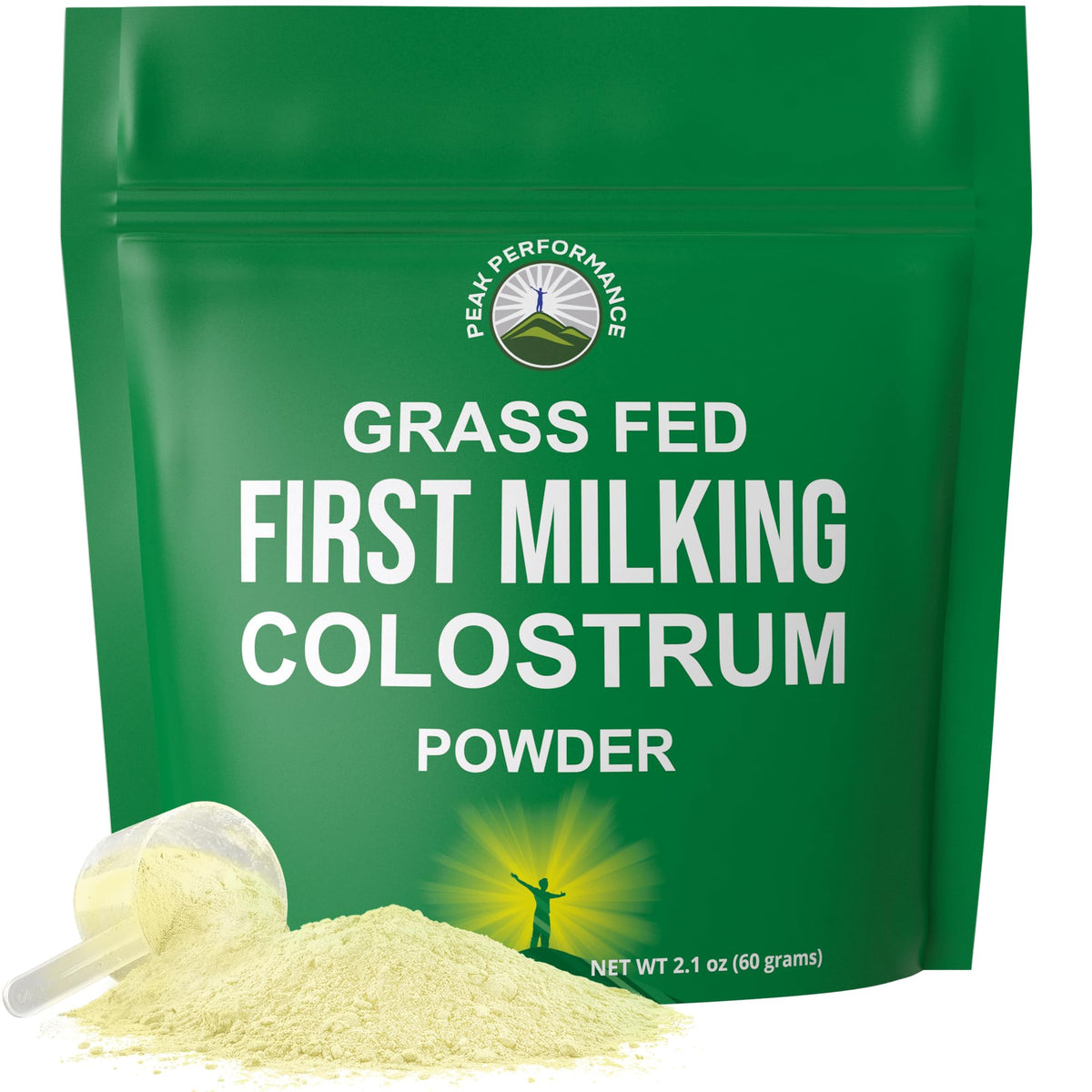 Peak Performance First Milking Colostrum Powder front view