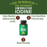 Peak Performance Iodine Supplement 50g side view