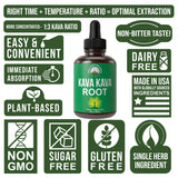 Peak Performance Kava Kava Extract Drops packaging details