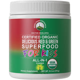 Peak Performance Kids Greens + Reds Superfood Supplement front view