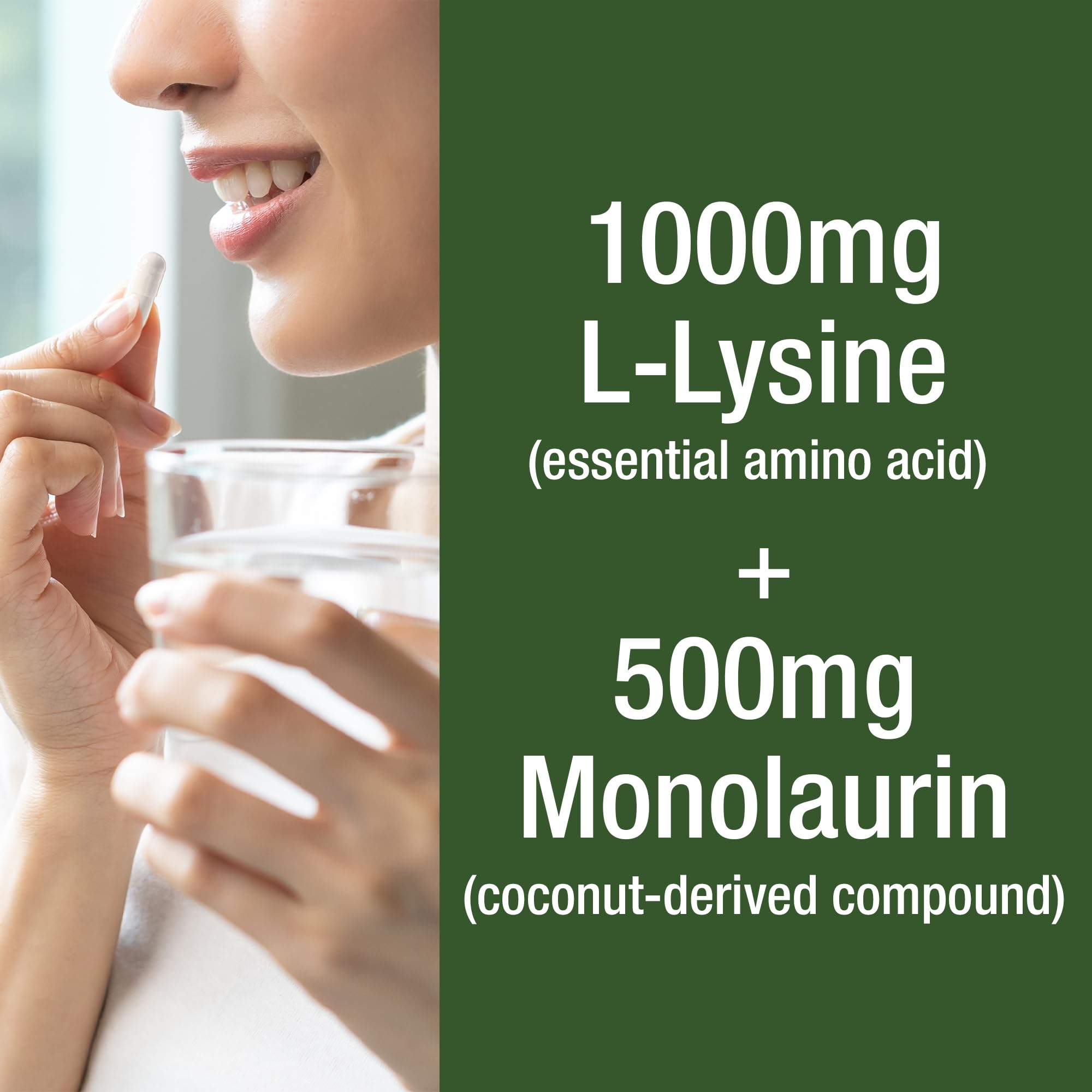 Peak Performance L-Lysine 1000mg supplement in a health setting