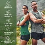 Peak Performance L-Lysine 1000mg supplement with a measuring spoon