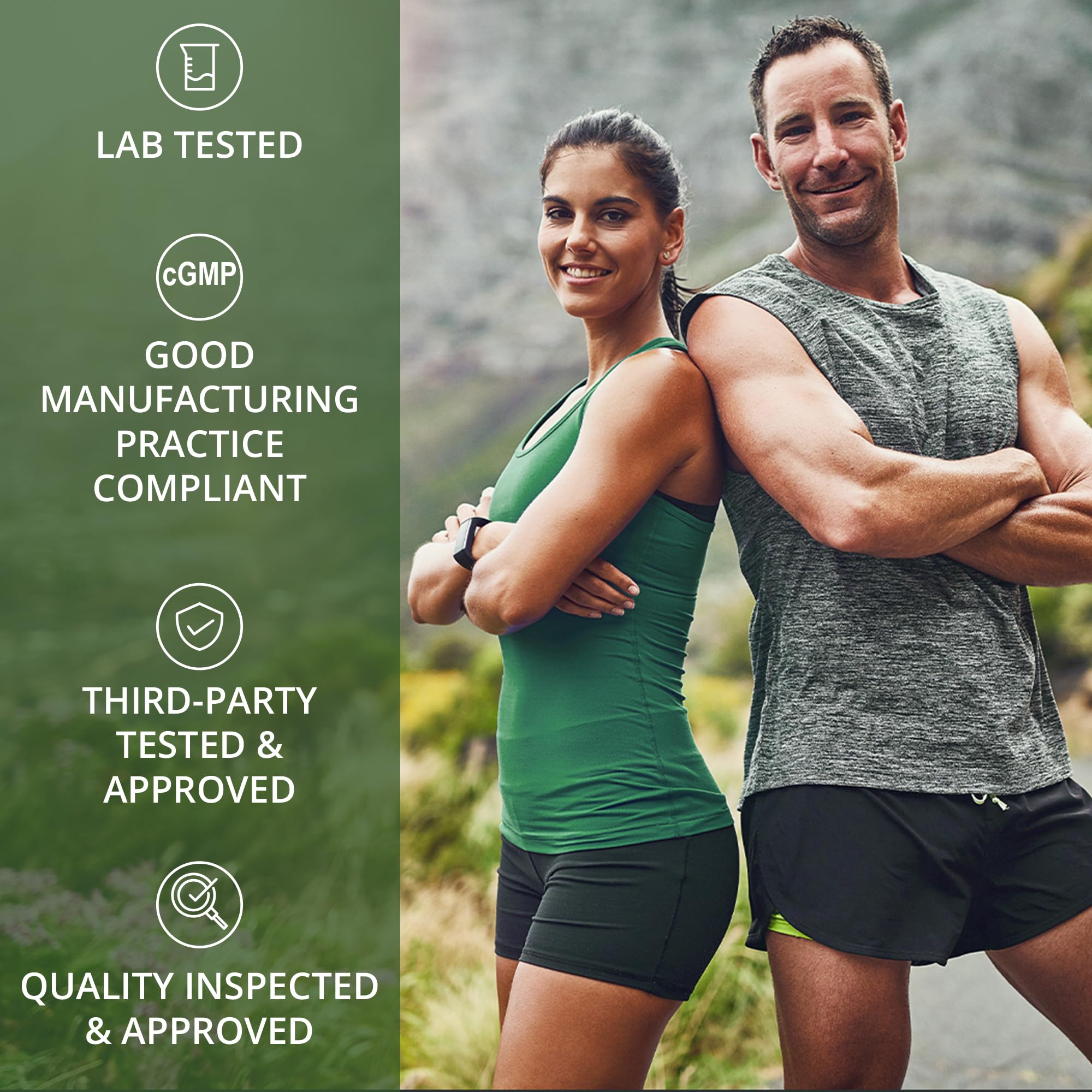 Peak Performance Lymphatic Drainage Support Supplement with a glass of water