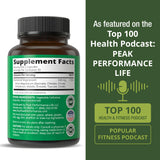 Peak Performance Magnesium 7 Forms 500mg capsules with ingredients list