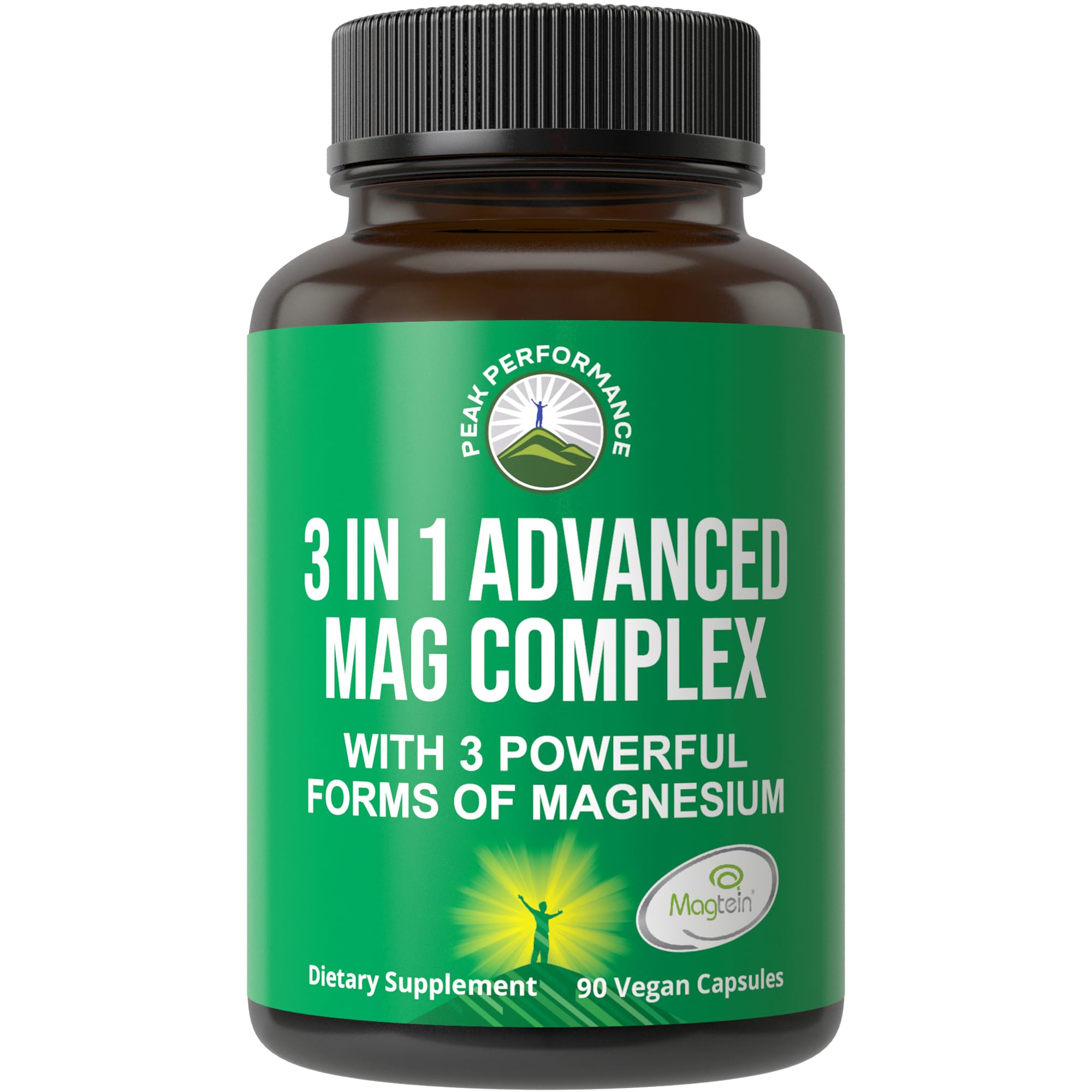 Peak Performance Magnesium Supplement front view