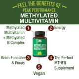 Peak Performance Methylated Multivitamin + B Complex side view