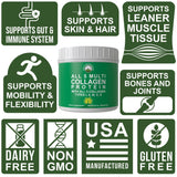 Peak Performance Multi Collagen 331g side view