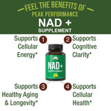 Peak Performance NAD+ Supplement 40g side view