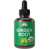 Peak Performance Organic Ginger Root Liquid Drops 132g front view