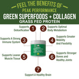 Peak Performance Organic Green Superfood Powder 621g packaging