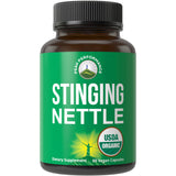 Peak Performance Organic Nettle Capsules front view