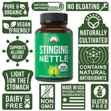 Peak Performance Organic Nettle Capsules packaging