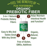 Peak Performance Organic Prebiotic Fiber 322g packaging