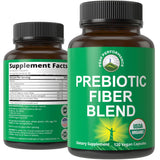 Peak Performance Organic Prebiotic Fiber capsules front view