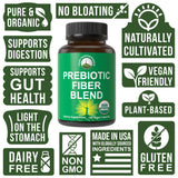 Peak Performance Organic Prebiotic Fiber capsules packaging