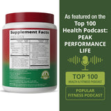 Peak Performance Organic Red Superfood Powder in a bowl