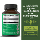 Peak Performance Organic Vitamin A Capsules 5000 IU nutritional information