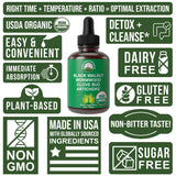 Peak Performance Organic Wormwood Drops drops in a glass