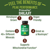 Peak Performance PrimaVie Purified Shilajit 41g packaging