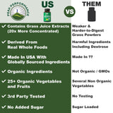 Peak Performance Spirulina Green Superfood Capsules side view