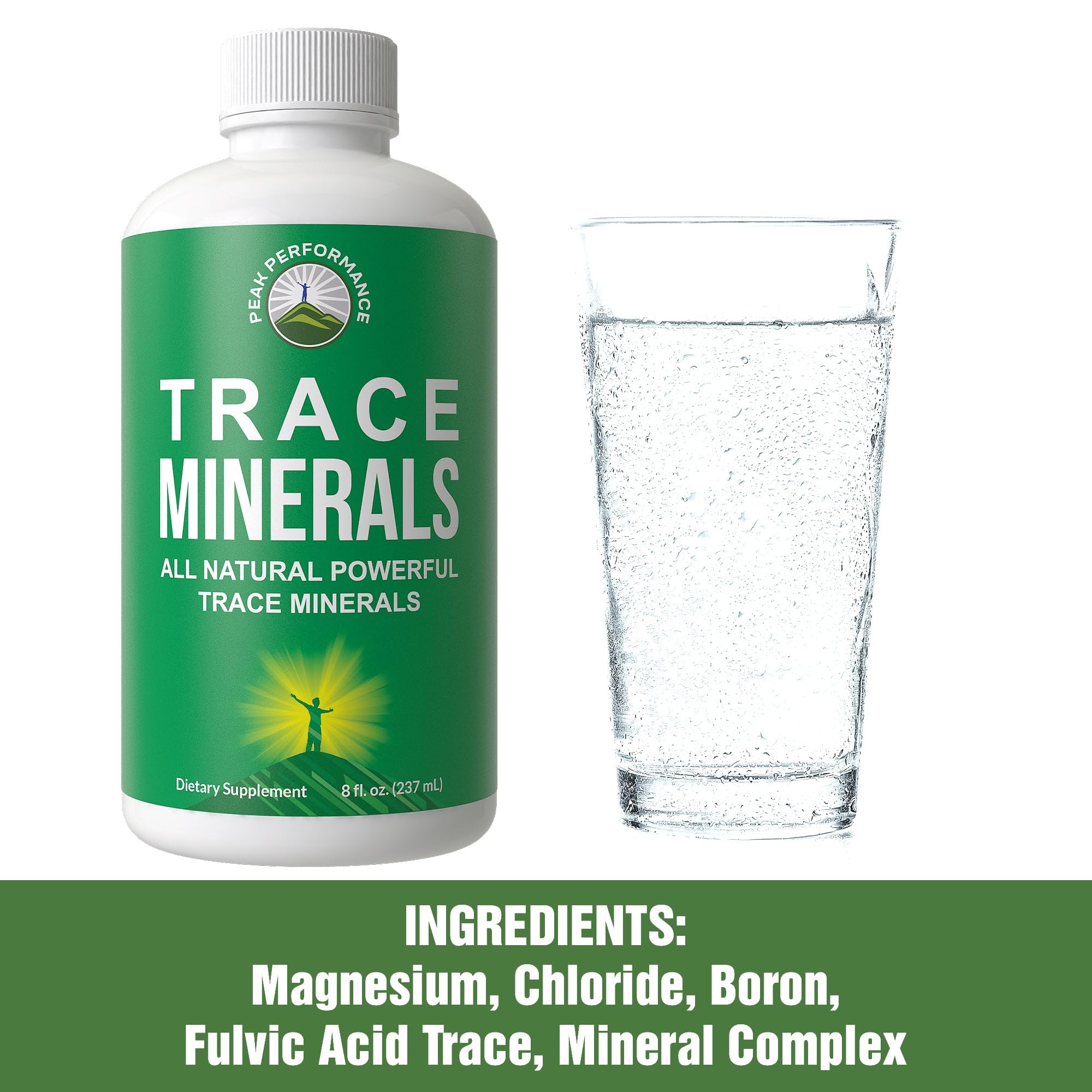 Peak Performance Trace Mineral Drops 272g with measuring cap