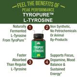 Peak Performance TyroPure L-Tyrosine 41g side view