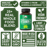 Peak Performance Vitamin C Capsules 100g packaging