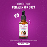 Peak Pets Liquid Collagen for Dogs 240g packaging details