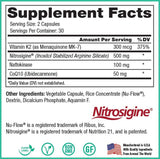 Peak Pure & Natural Cardio Platinum supplement side view