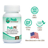 Peak Pure & Natural Phosphatidylserine Supplement capsule close-up