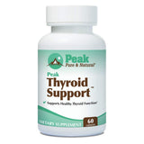 Peak Pure & Natural Thyroid Support supplement front view