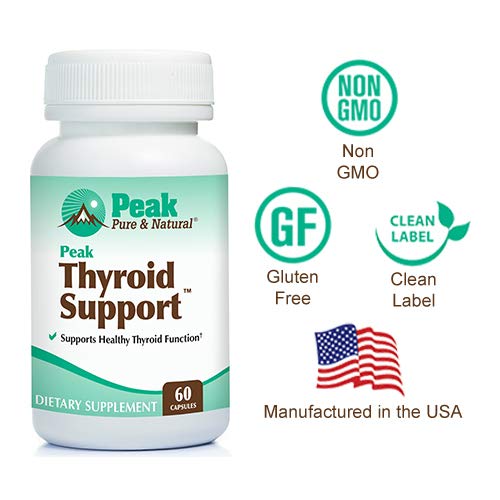 Peak Pure & Natural Thyroid Support supplement packaging