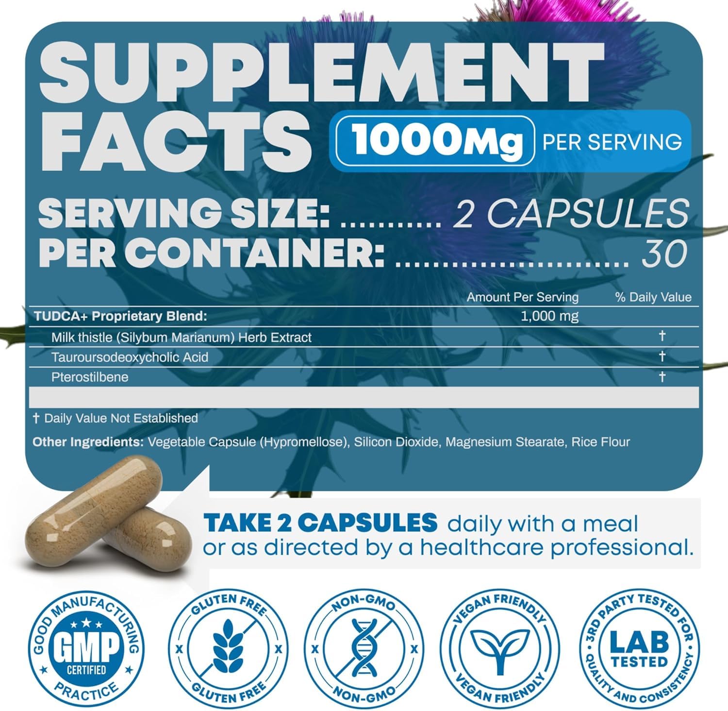Peak Revival-X Tudca+ liver extract packaging details